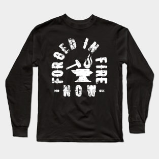 Forged in fire now retro Long Sleeve T-Shirt